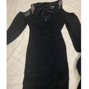 Floor length evening dress